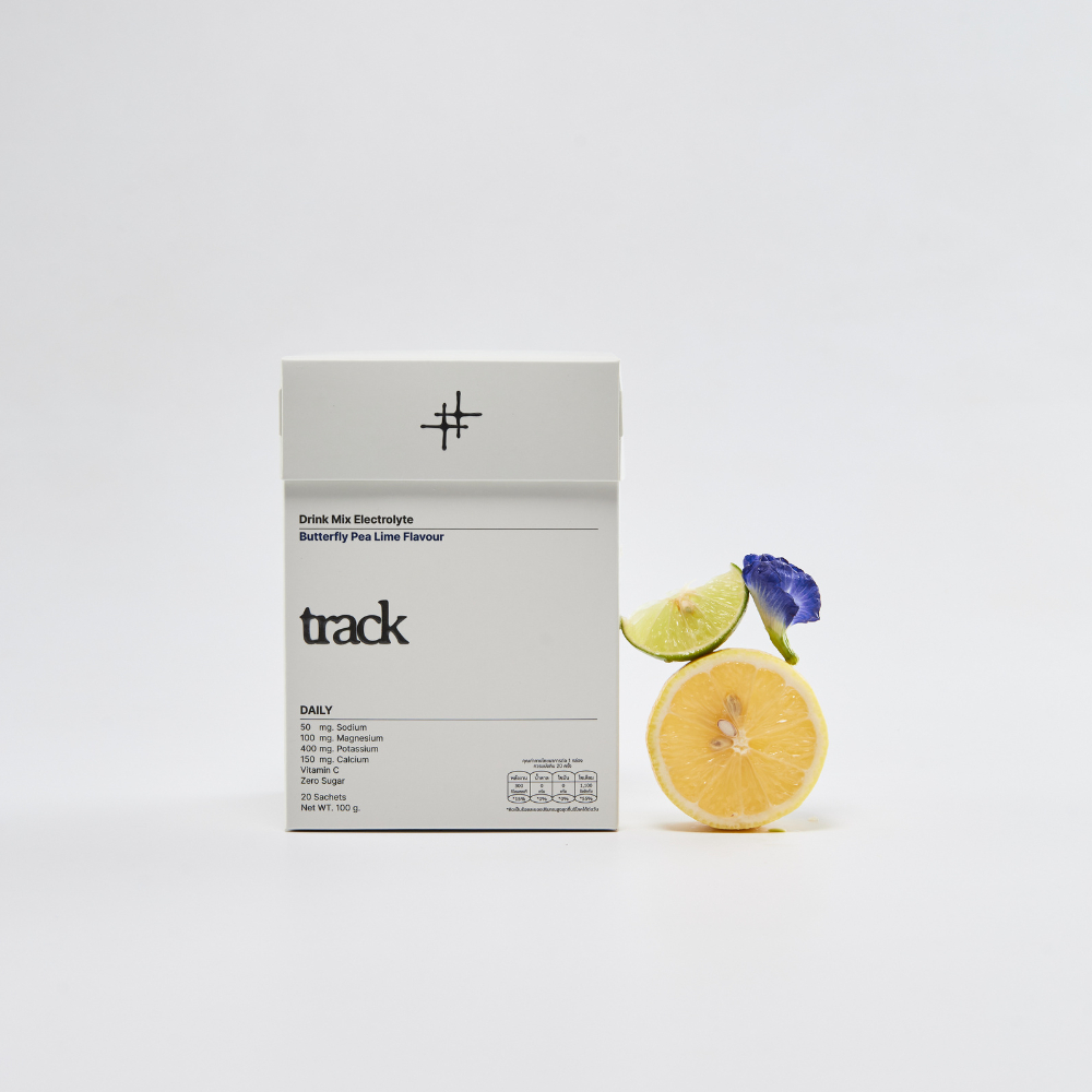 เครื่องดื่มเกลือแร่รสอัญชันมะนาว Electrolyte Drink mix Formula Butterfly Pea Lime