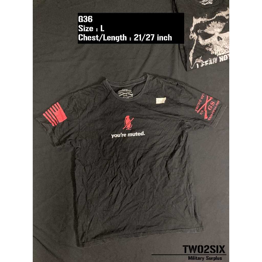 เสื้อยืด Grunt style เสื้อทหารเสื้อลายพรางเสื้อทหารอเมริกาแท้ มือสอง combat shirt