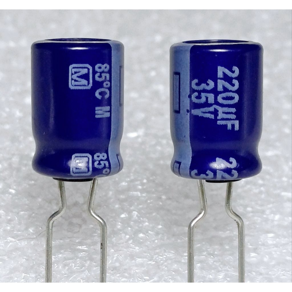 Panasonic M 220uf 35v Capacitor ตัวเก็บประจุ คาปาซิเตอร์