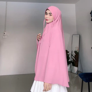 Hijab รุ่นกุลลียะห์ติดมุก มีคาง ยาวปิดข้อมือ พร้อมส่ง