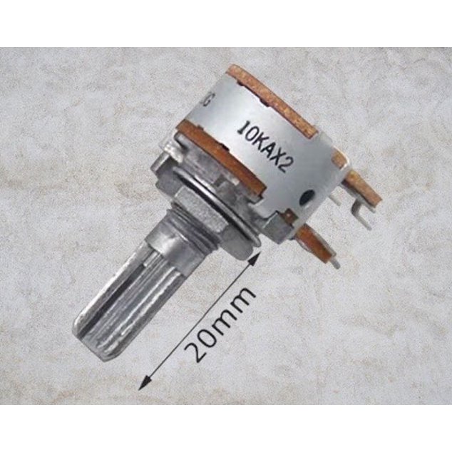 Potentiometer ALPS Japan รุ่น RK-16 Dual 10KA, 10KB, 20KB, 50KA, 50KB, 100KA, 100KB