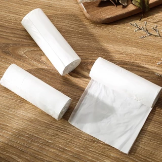 Goody Home ถุงขยะ สีขาว แบบไม่มีหูหิ้ว ขนาด 45*50