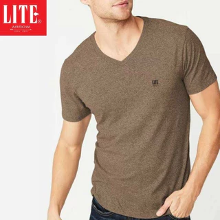 ARROW LITE T-SHIRT คอวีแขนสั้น ใส่แล้วเย็นสบาย ไร้ตะเข็บข้าง ผ้า TC มี 9 สี