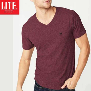 ARROW LITE T-SHIRT คอวีแขนสั้น ใส่แล้วเย็นสบาย ไร้ตะเข็บข้าง ผ้า TC มี 9 สี