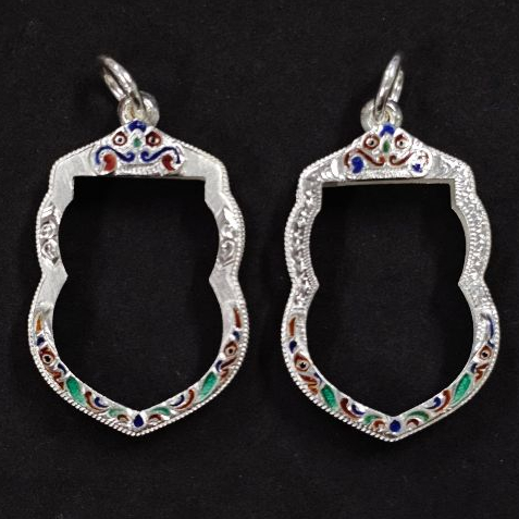 SSNP กรอบพระเงินแท้92.5% ทรงเสมามีหลากหลายขนาดทักแชทหาแอดมินได้เลย - รูปที่ 6