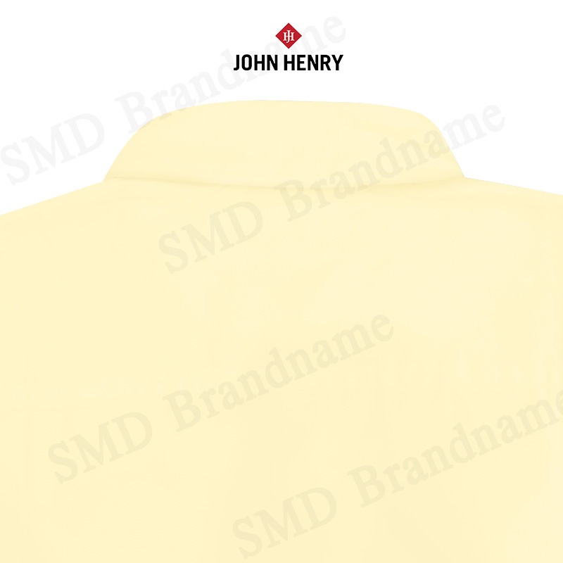 John Henry เสื้อเชิ้ตแขนสั้น รุ่น Men's Short Sleeves Slim Fit Shirt (Beige) Code: JH F324MSSSM55 - รูปที่ 3