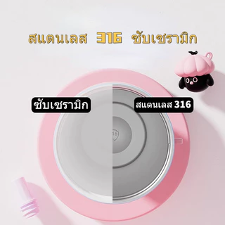 【ONDA】（COD）แก้วกาแฟสแตนเลสซับเซรามิกพร้อมฝาปิดขวดสูญญากาศสามารถเก็บความร้อนและความเย็น 700ml