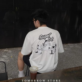 TOMORROW- เสื้อOVERSIZE/C20 รุ่น SUPER CAT