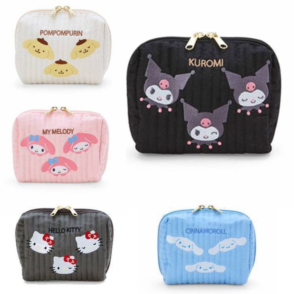 🇹🇭 กระเป๋าเครื่องสำอางค์ ป้ายญี่ปุ่น ลาย Sanrio