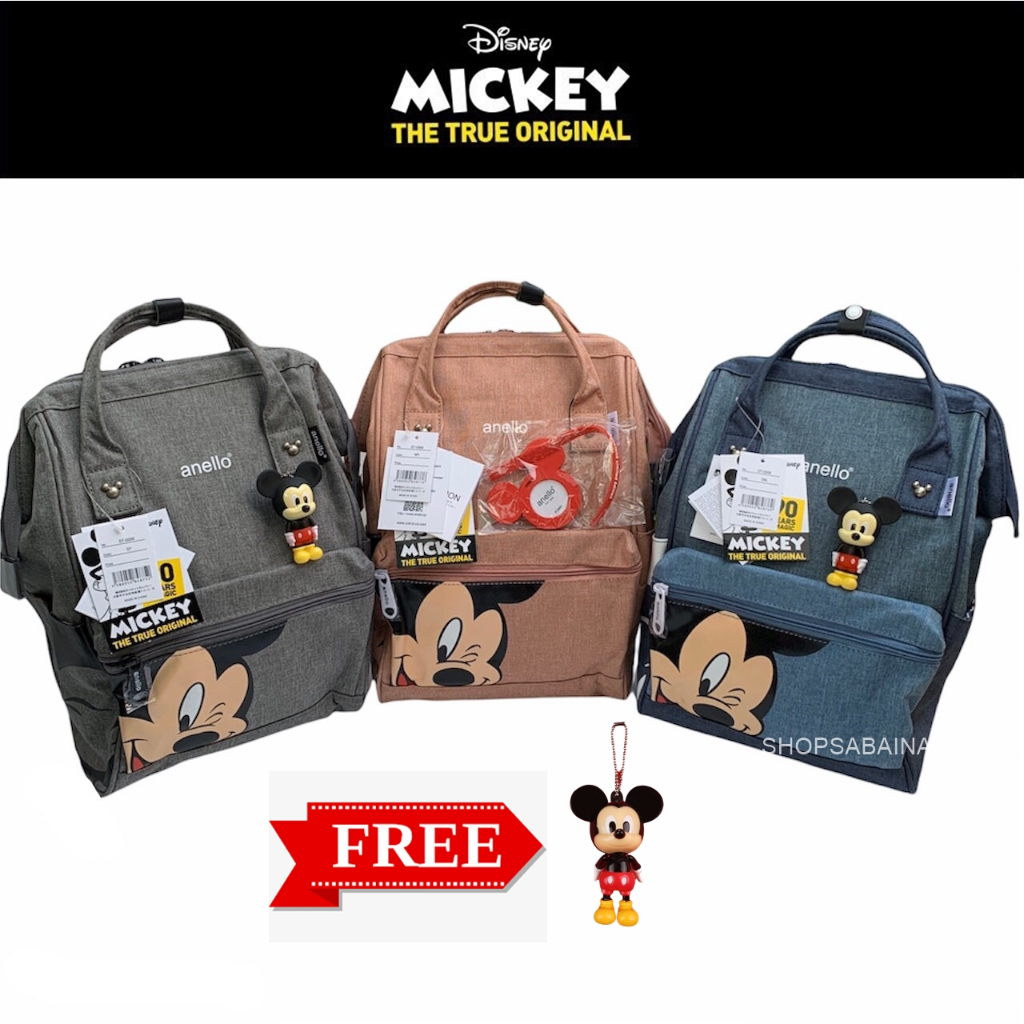 Anello Disney Mickey เป้สะพายหลัง ของแท้ 100%