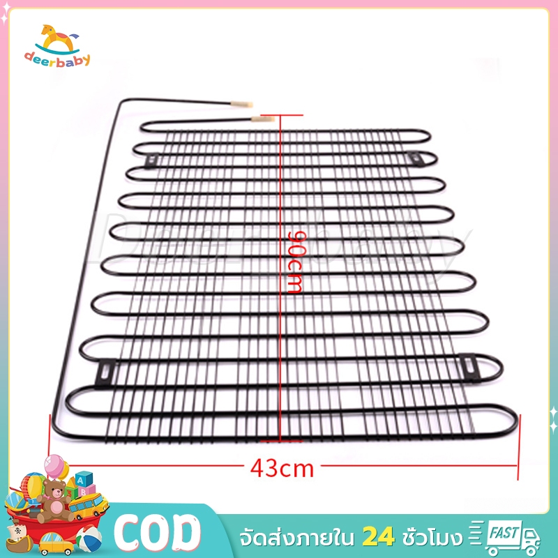 แผงระบายความร้อนตู้เย็น เเผงคอล์ยร้อน 1/6 HP ขนาด 90*43CM 110*43CM (เหมาะสำหรับตู้เย็นขนาด 6-7Q) อะไหล่ตู้เย็น