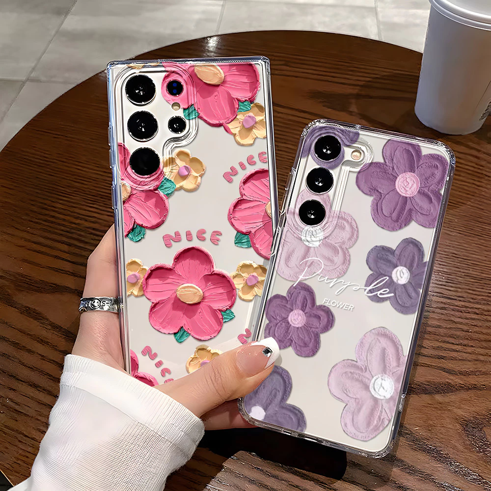TPU เคส For Samsung A37 A57 A16 A07 A17 A56 A55 5G A06 A54 A36 A26 A05 A15 A05S S25 S24 FE S22 S26 Ultra A53 A22 A23 A24