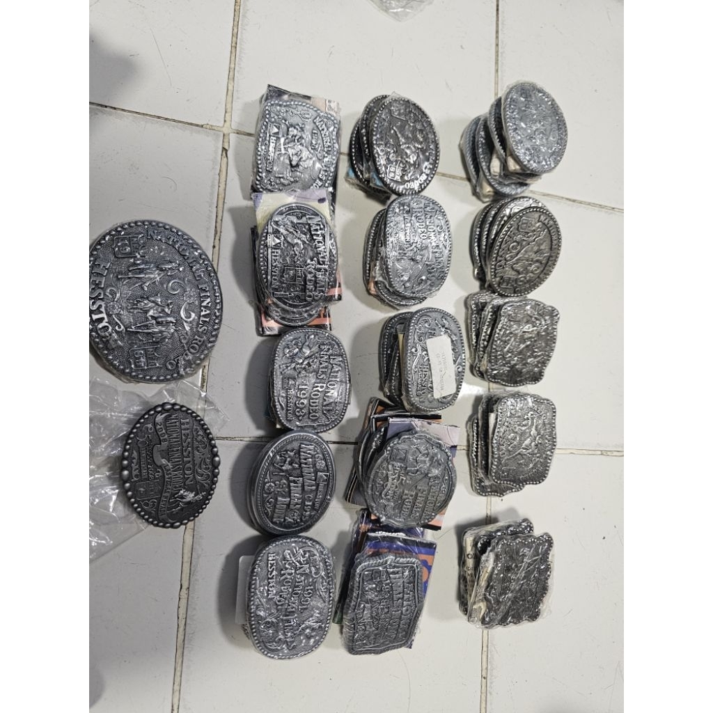 Vintage belt buckles หัวเข็มขัด. 1980's-1990's - รูปที่ 3