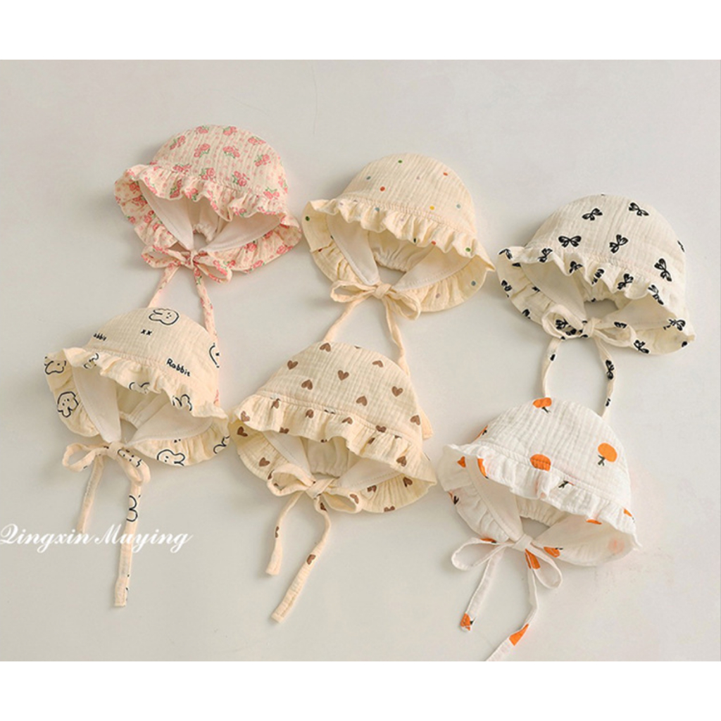 BrananaPlus (0-12เดือน) หมวกเด็กปีก สำหรับเด็กอ่อน ผลิตจากผ้าฝ้ายทอธรรมชาติ HATGZ