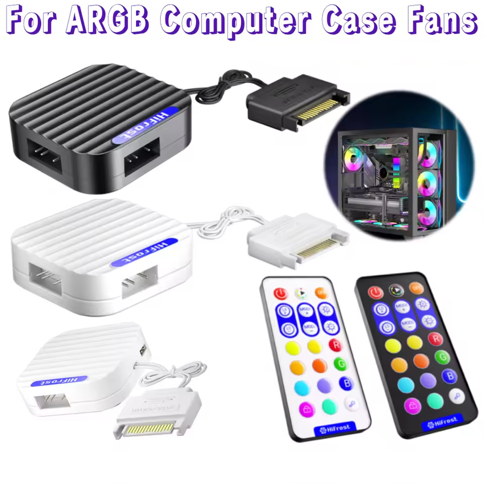 กล่องควบคุมไฟ HiFrost A3 Pro ARGB Controller 3pin 5V Manual & Remote control