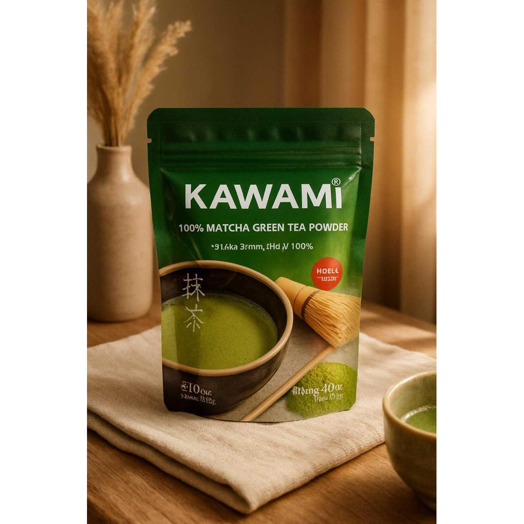 KAWAMI คาวามิชาเขียวมัทฉะชนิดผง 100% ขนาด 40 กรัม