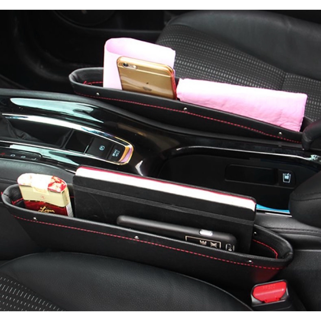 ที่เก็บของข้างเบาะรถยนต์ ที่วางของในรถยนต์  ที่ใส่ของอเนกประสงค์ข้างเบาะรถยนต์ กล่องจัดเก็บของบนรถยนต์ - รูปที่ 5