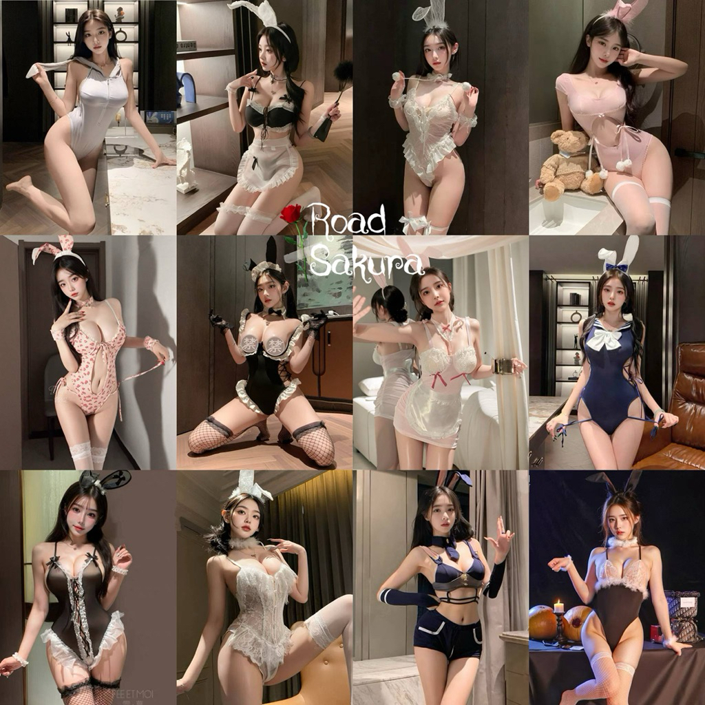 ชุดคอสเพลย์กระต่าย🐰 RT BN003 รวมแบบบันนี่ ราคาส่งถูกที่สุด 🚚ส่งไวจากไทย1-3วัน ชุดนอนไม่ได้นอน ฮาโลวีน