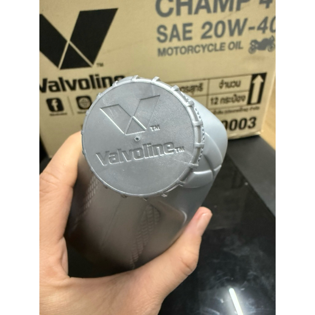 ของแท้100% น้ำมันเครื่อง Valvoline Champ 4T 20W-40 ขนาด 0.8ลิตร สำหรับรถจักรยานยนต์ [VAL GRAY] - 4