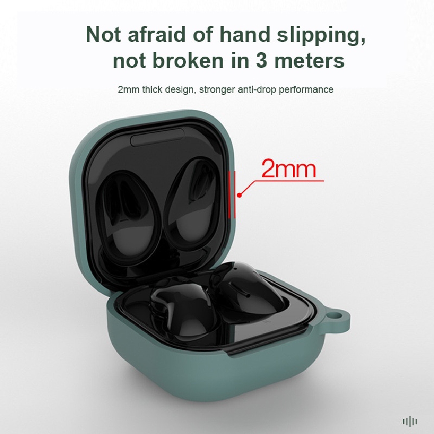 เคสซิลิโคนนิ่ม เคสหูฟัง สำหรับSamsung Galaxybuds2pro/live/pro หลายสี บริการหลังการขายดี - รูปที่ 6