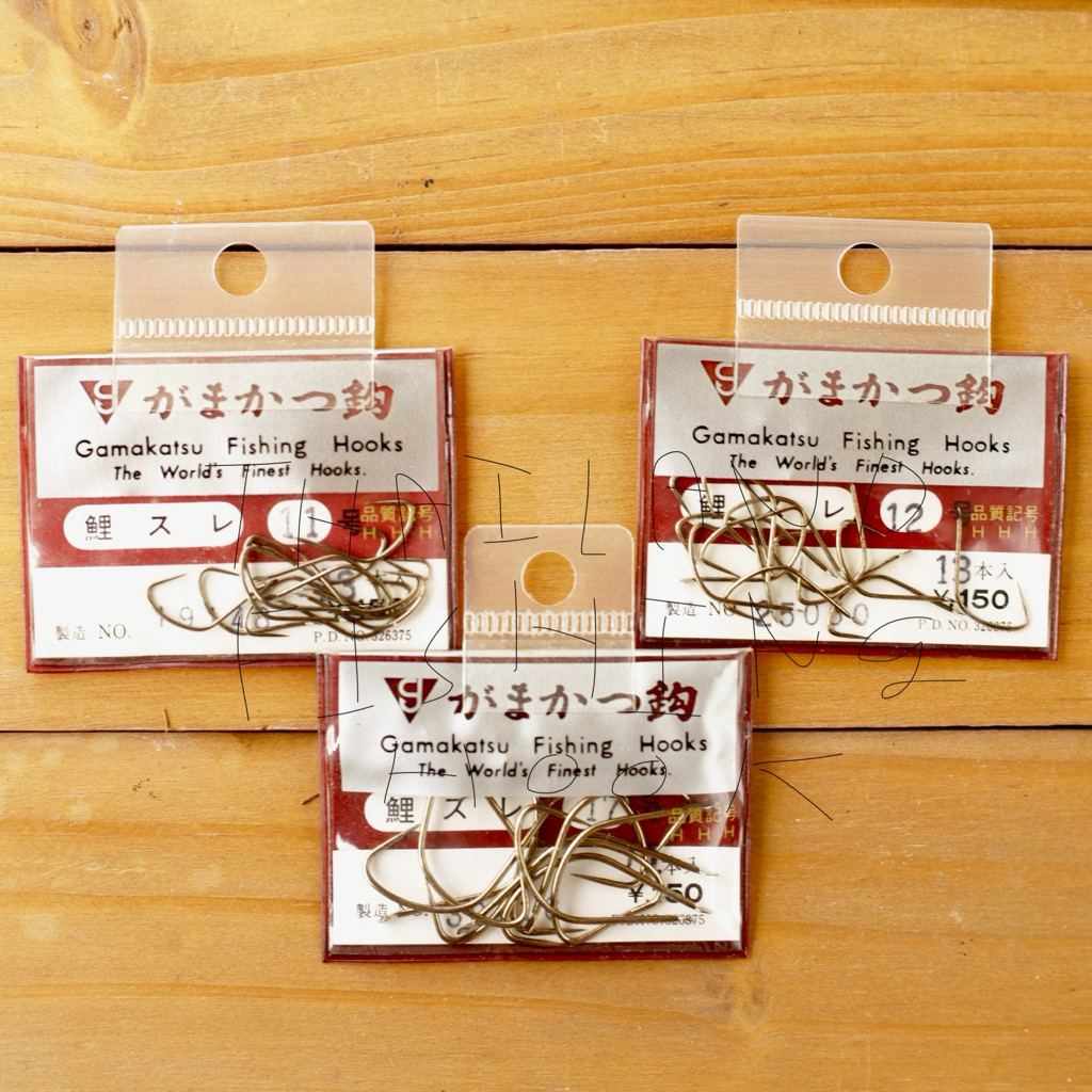 เบ็ดตกกุ้ง ทรง เซเว่น gamakatsu เบอร์ 10,11,17