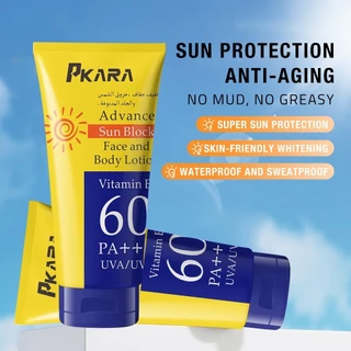 กันแดดมายช้อยส์ กันแดดหน้า กันแดดตัว PKARA SPF60 PA+++（3 ขวด）