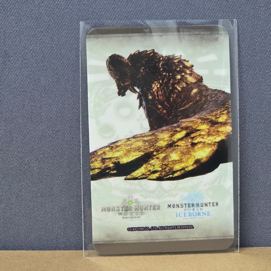เวเฟอร์การ์ด Monster Hunter Card Wafer มังกรแพะทองคำ Kulve Taroth ! | Monster Hunter: World