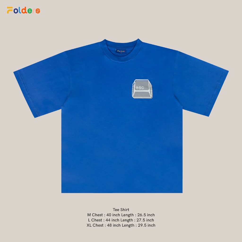 Hidden Folder (ESC: Tee Shirt) เสื้อยืด Folders UNISEX เสื้อหน้าร้อน คอกลม เนื้อนุ่มพิเศษ OOTD