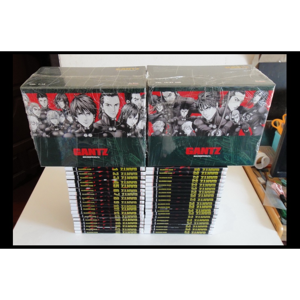 หนังสือการ์ตูน Boxset Gantz BB กันสึ เล่ม 1-37 ครบจบ (กล่อง 2 ใบ) ผลงานของ Hiroya Oku ฮิโรยะ โอคุ (ม