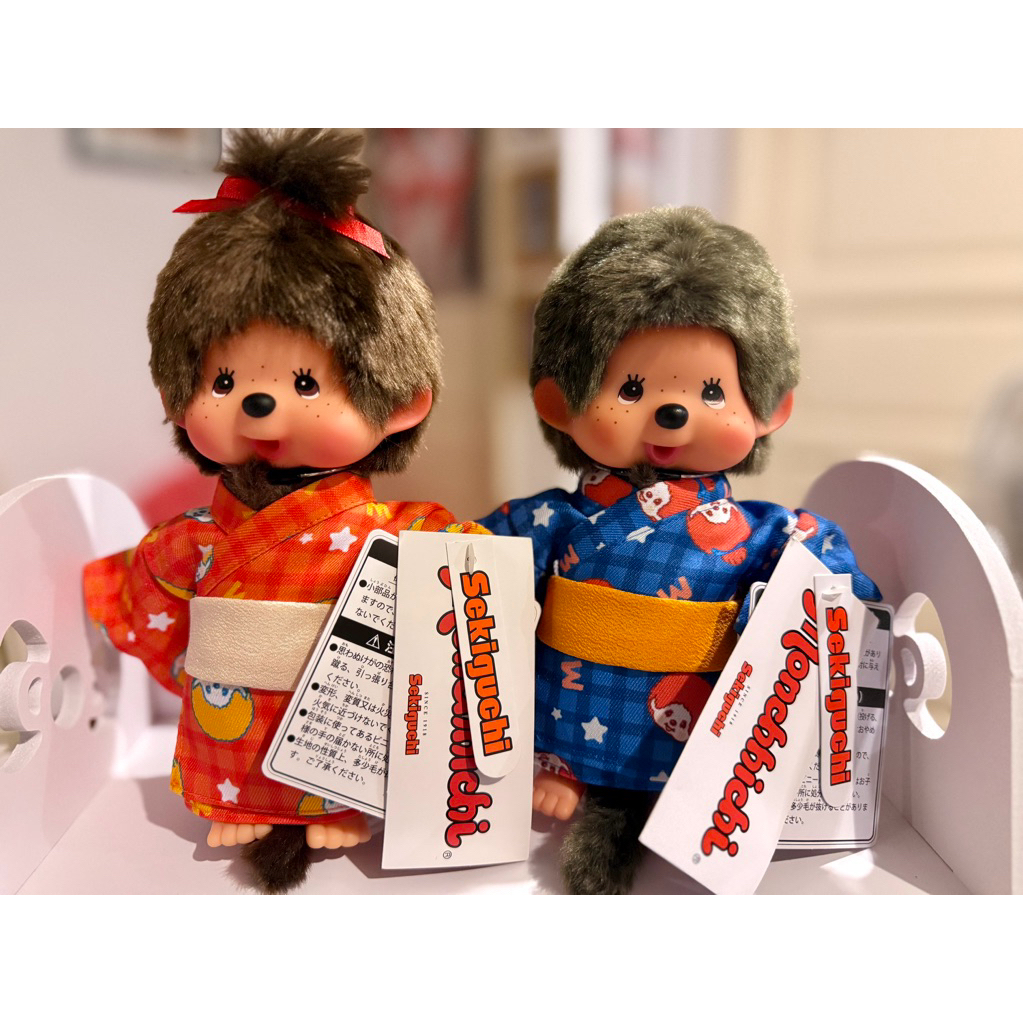 [พร้อมส่ง]🌟ใช้โค้ดลด🌟 Monchhichi Kimono Sekiguchi ไซส์ S ทำพวงเรียบร้อย ของแท้ ป้ายครบ
