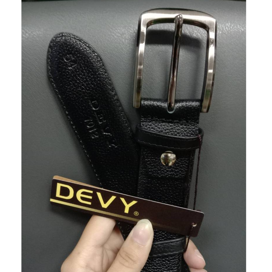 Devy เข็มขัด รุ่น 7012 รุ่นพิเศษความยาวเส้น 54 หนังวัวอัดลาย