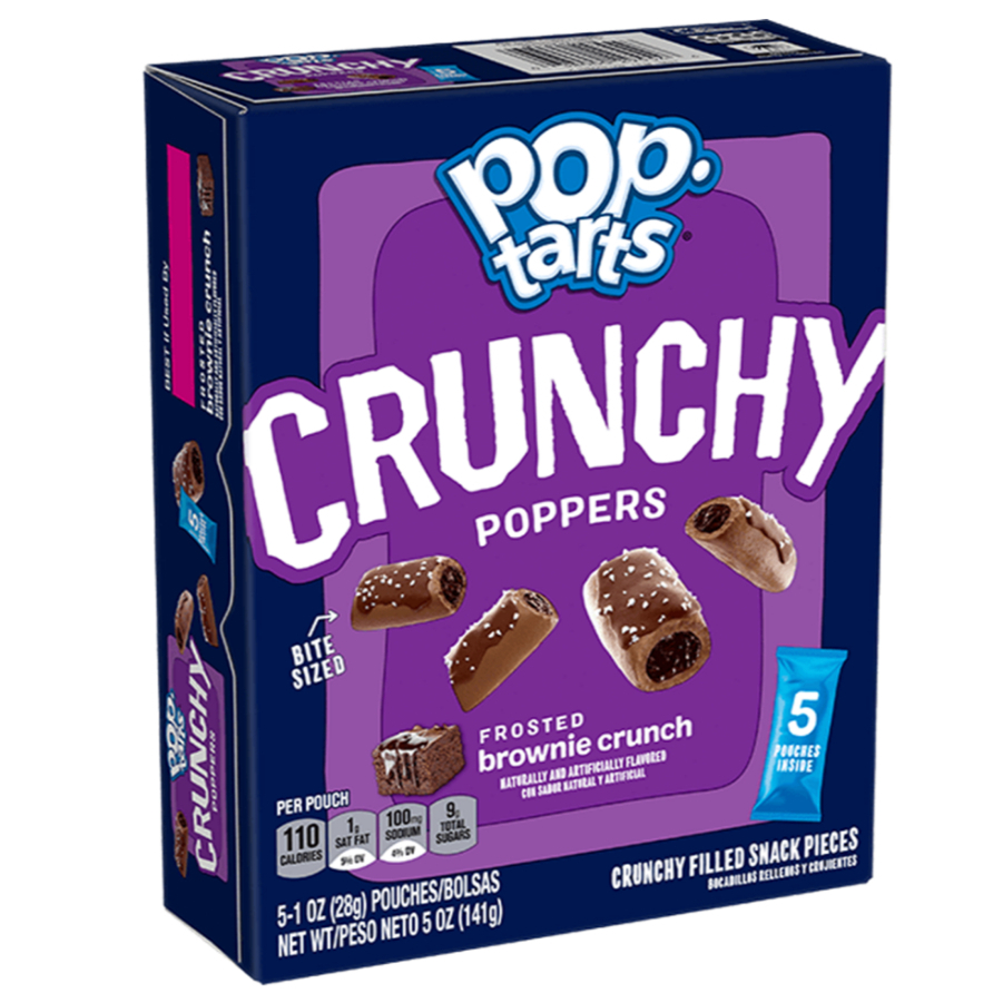 Pop-Tarts Crunchy Poppers Crunchy Filled Snack Pieces 28g. x 5 pouches