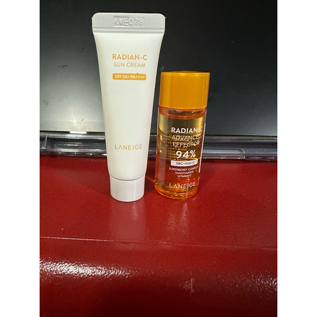 LANEIGE RADIAN-C ADVANCE effector เอสเซ้นส์ และ กันแดด
