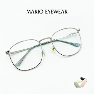 Mario: แว่นสายตาสั้น มัลติโค้ด UV400 เปลี่ยนสีดำเมื่อออกแดด(ค่าสายตาสั้นถึง-800) "รุ่น82028"