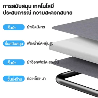 เตียงพับ เตียงสนาม เก้าอี้นอนปรับระดับได้ ไม่ต้องติดตั้ง ปรับได้ 4 ระดับ แบริ่ง300KG