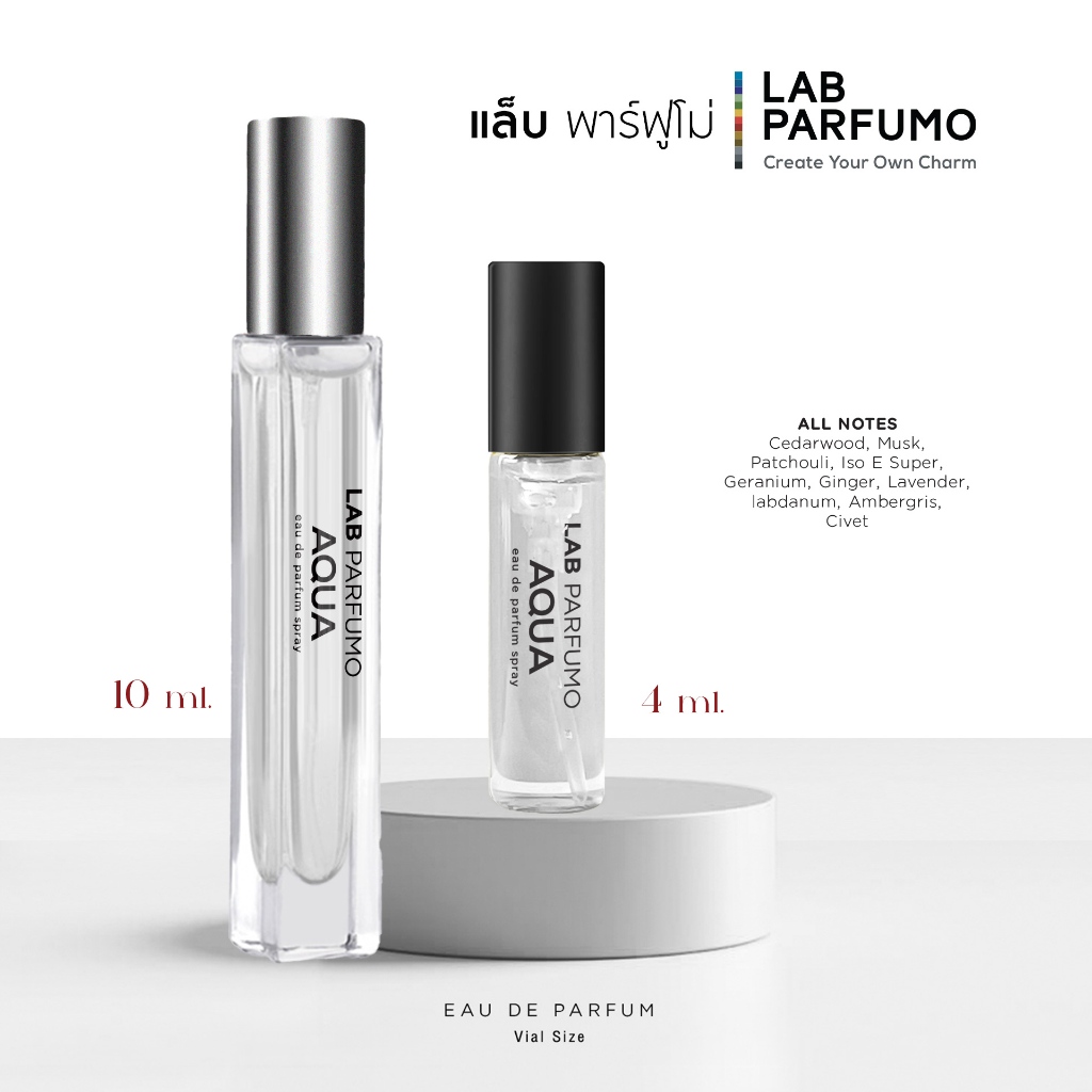 LAB PARFUMO AQUA น้ำหอม กลิ่นสปอร์ต สะอาด สดชื่น