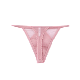 BSC Lingerie กางเกงชั้นในเซ็กซี่ ลูกไม้ ซีทรู รูปเเบบ จีสตริง มีให้เลือก 4 สี รุ่น BU8361_R25