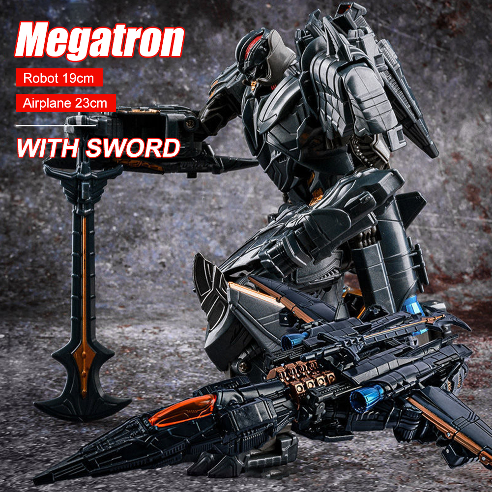 ⚡Transformers BMB H6001-2 Megatron ของเล่นโมเดล ทรานฟอร์เมอร์ เมกะทรอน โมเดลของขวัญของเล่นทำมือ ตกแต