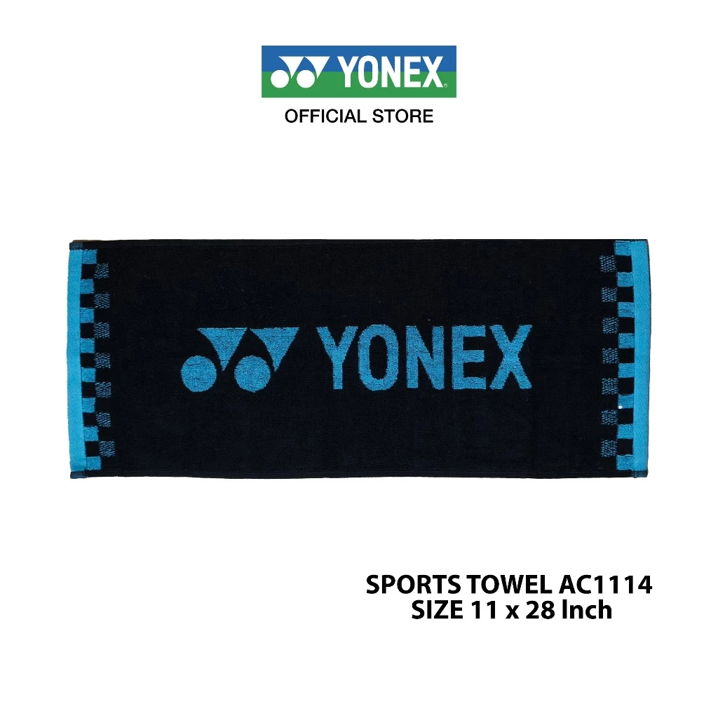 YONEX SPORTS TOWEL AC1114 ผ้าขนหนู คอตตอน 100 % สำหรับดูดซับเหงื่อ หลังออกกำลังกาย