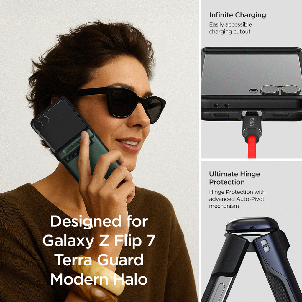 VRS – เคสสำหรับ Galaxy Z Flip 7 รุ่น Terra Guard Modern Halo ราคา ถูกที่สุด ดีลบีเคเค แกลเลอรีภาพที่ 2