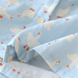 ชุดนอนผ้าCottonญี่ปุ่นสี่ลายคิ้วว์ Low Stock ผ้านุ่มมากใส่สบายสุดๆ