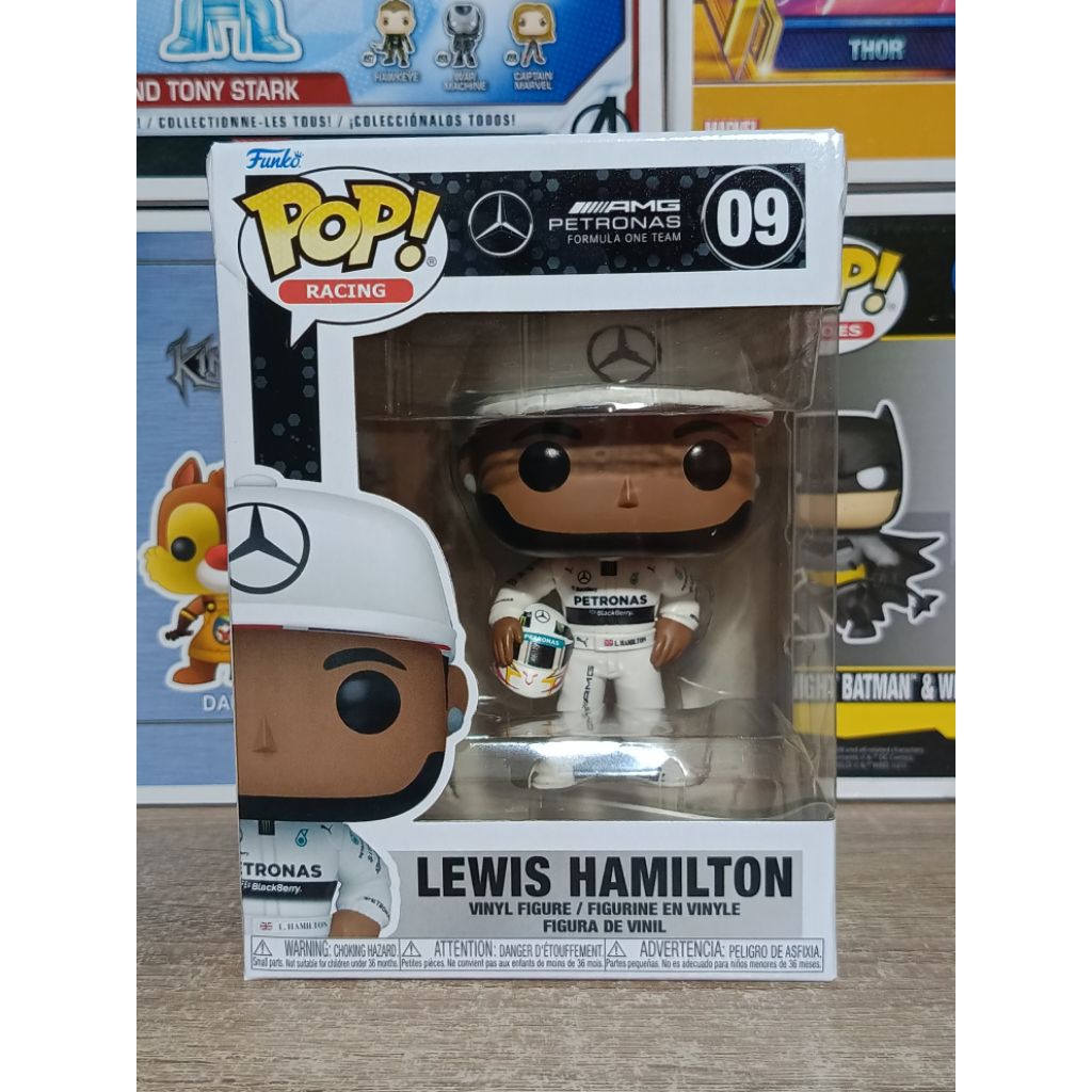 Funko Pop! : Formula One - Lewis Hamilton with Helmet [ กล่องสินค้า - 6/10 ]
