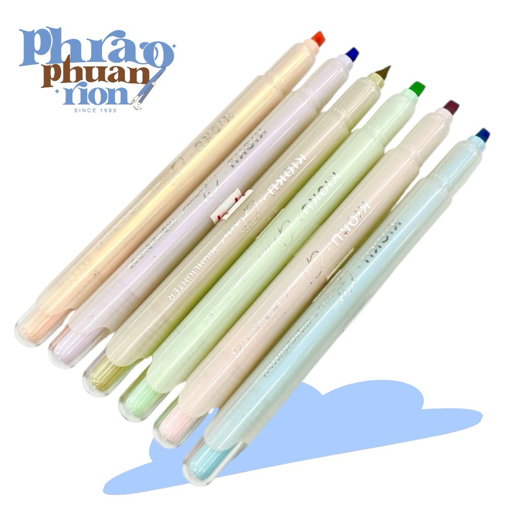 ปากกาไฮไลท์ Glam Kioku ตราช้าง มี6สี