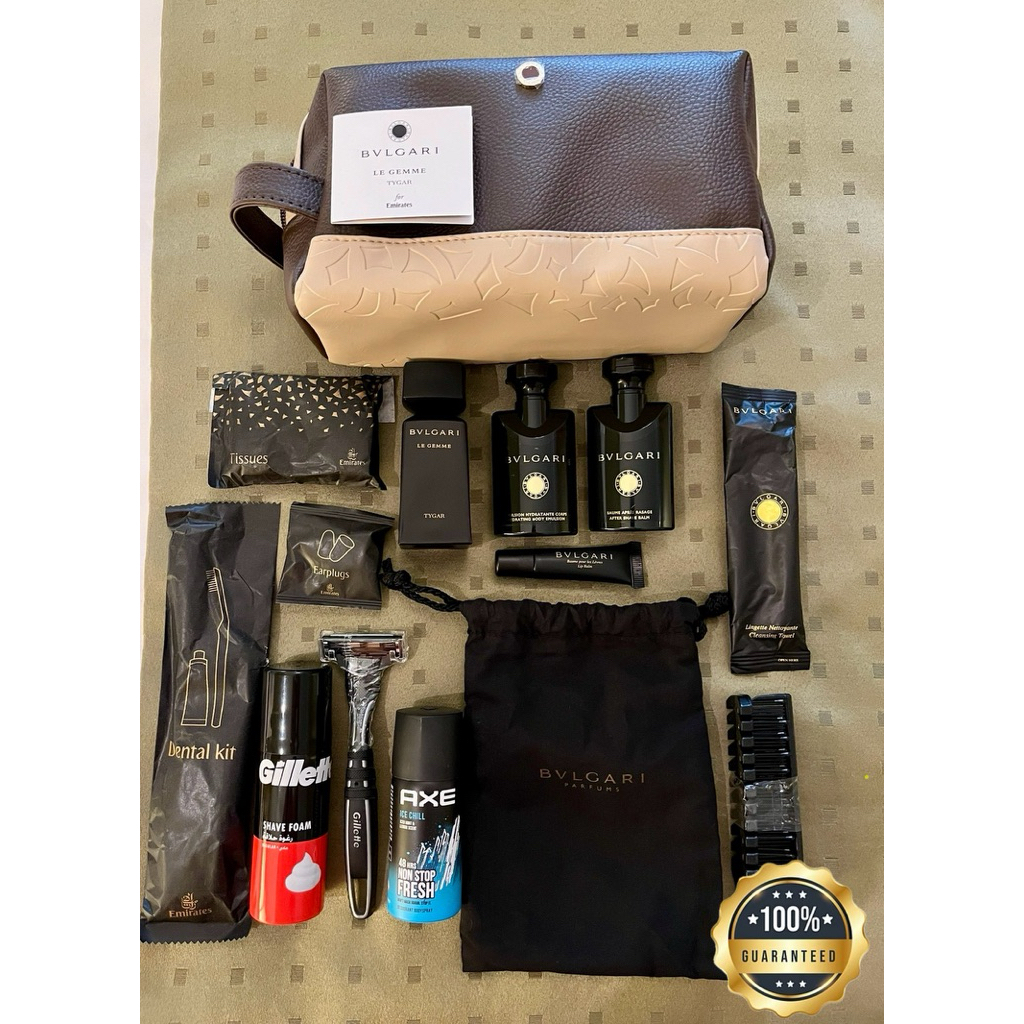 Amenity kit of Emirates Airways 🧔🏻‍♂️(Travel Set [First Class💺] สำหรับผู้ชาย🧔🏻‍♂️)