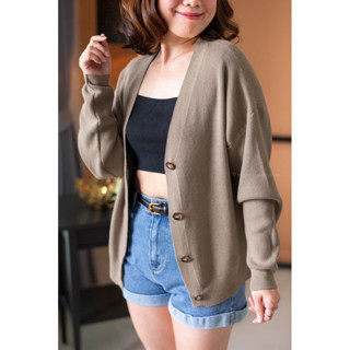 ms.cloudycotton - Nikko Cardigan เสื้อคลุมคาร์ดิแกน กระดุมหน…