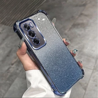 เคสโทรศัพท์ สำหรับ OPPO A16 A57 A77S เคส หรูหรา กากเพชร 2in1 ไล่โทนสีสวย กันกล้อง กันกระแทกมุม F8