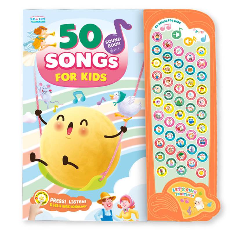 MISBOOK หนังสือ Sound Books พร้อมปุ่มกดฟังเสียง : Songs for Kids