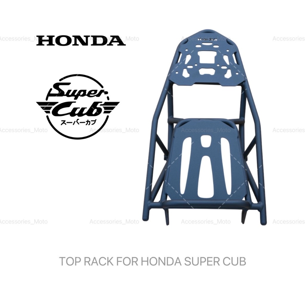 แร็คท้าย Motoskill สำหรับ HONDA Super Cub C125 / Top Rack (เฉพาะแร็คท้าย ไม่รวมแร็คข้าง)