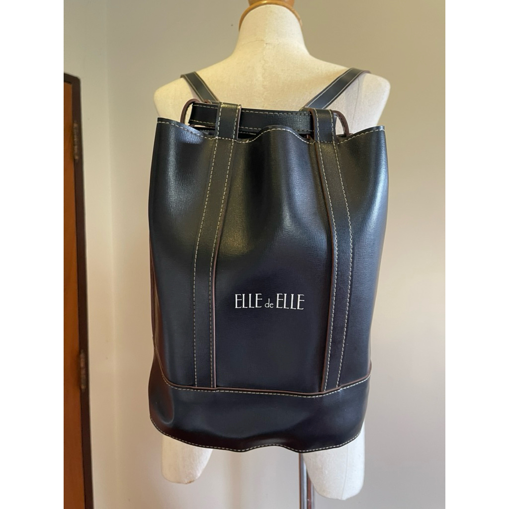 กระเป๋าหนัง ทรงถัง ELLE de ELLE
