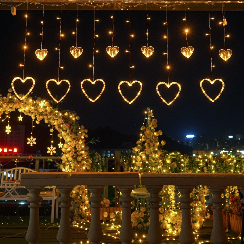 USBไฟดาวที่สวยงาม3.5เมตร ไฟLEDประดับดาว ไฟสตริงสีอบอุ่น ไฟตกแต่งห้อง ไฟสตริงสีสันสดใส ไฟคริสต์มาสส - รูปที่ 3